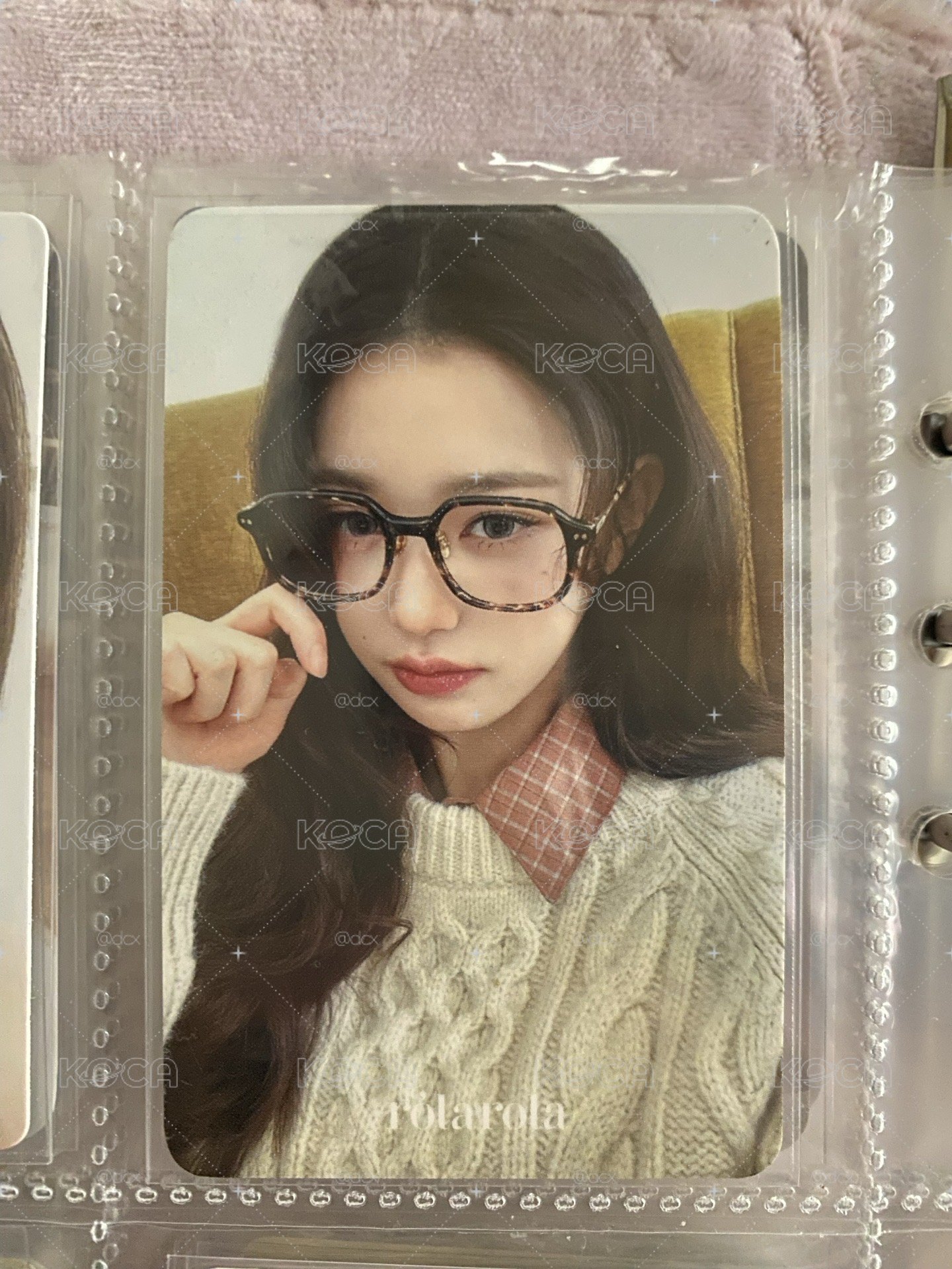 IVE 張員瑛 Wonyoung rolarola 毛衣眼鏡員