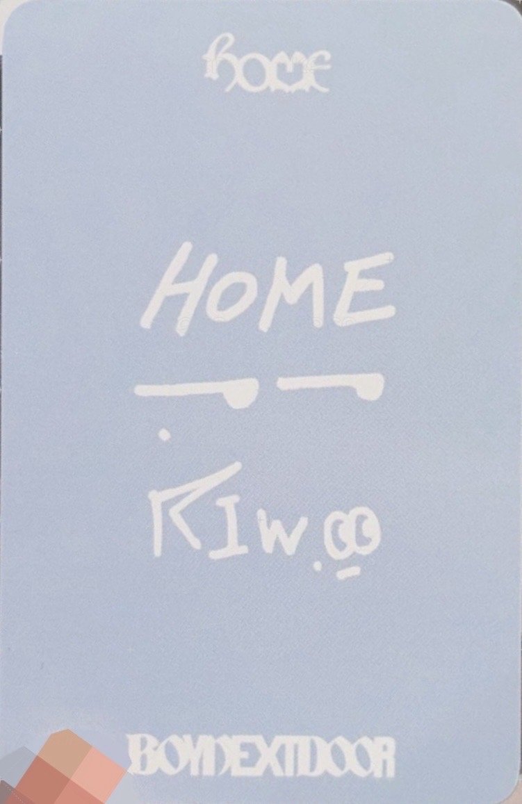HOME 音銀 打歌卡  背面