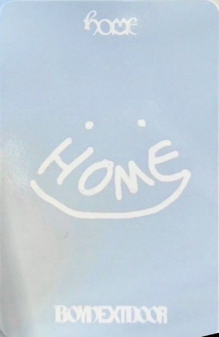 HOME 音銀 打歌卡  背面