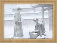 2023生日 藏海花-雪中石像 燈光畫 