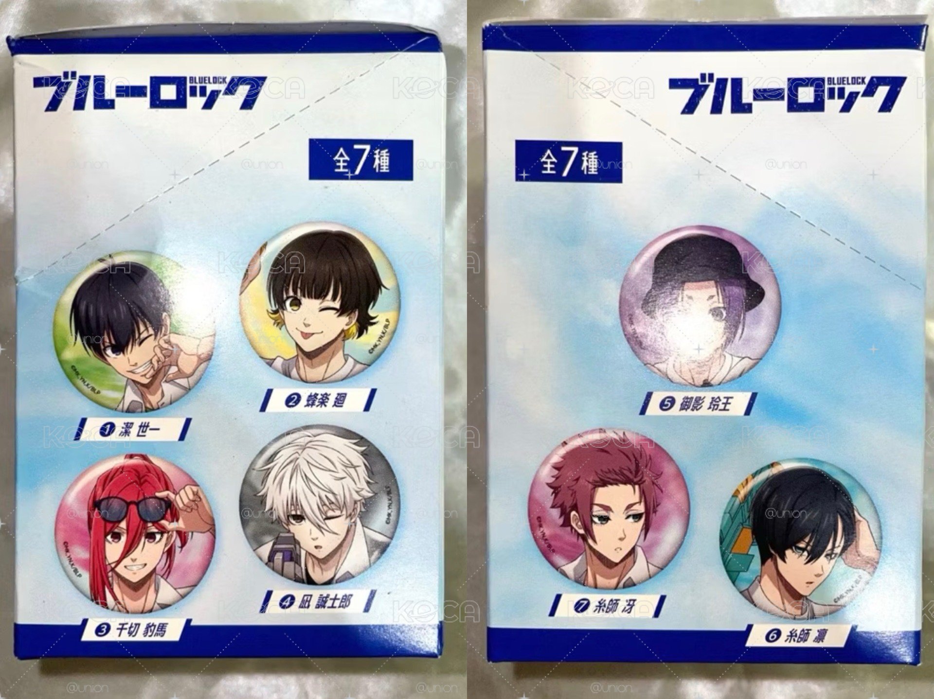 藍色監獄 水ㄑㄧㄤ彩色徽章 盒裝 確認款