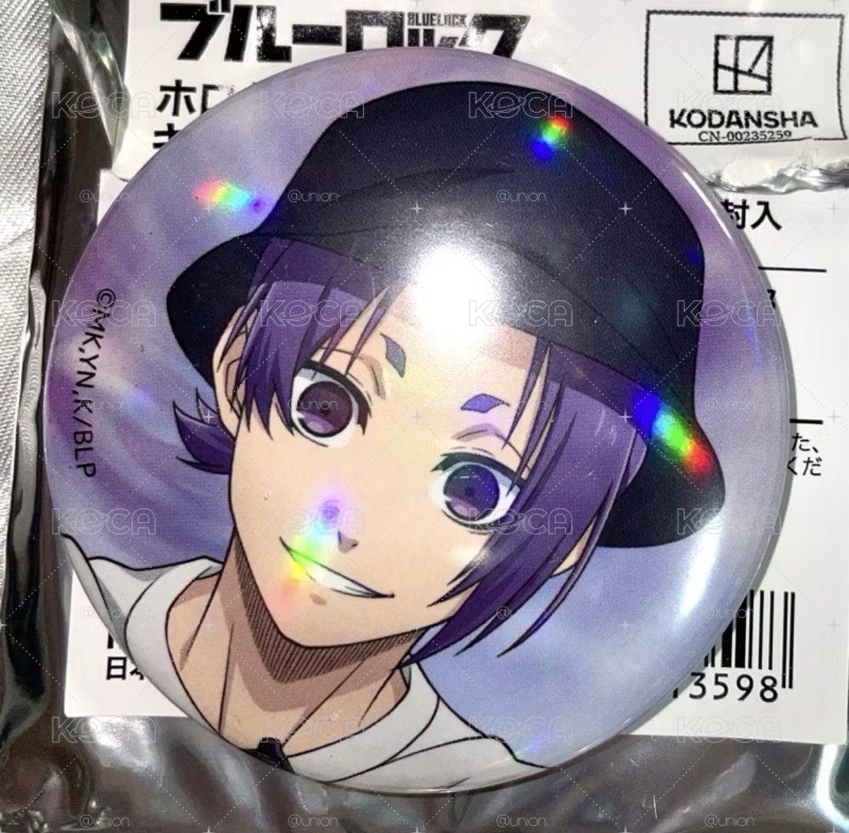 藍色監獄 水ㄑㄧㄤ彩色徽章 盒裝 確認款