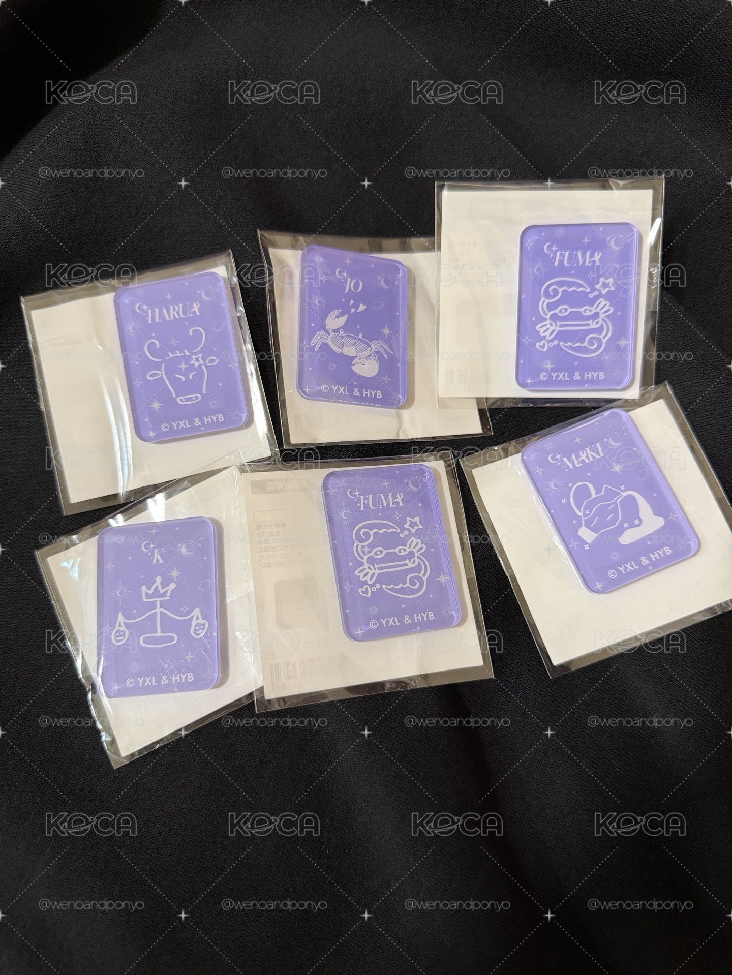 星座咖啡廳 磁鐵 壓克力磁鐵 D賞