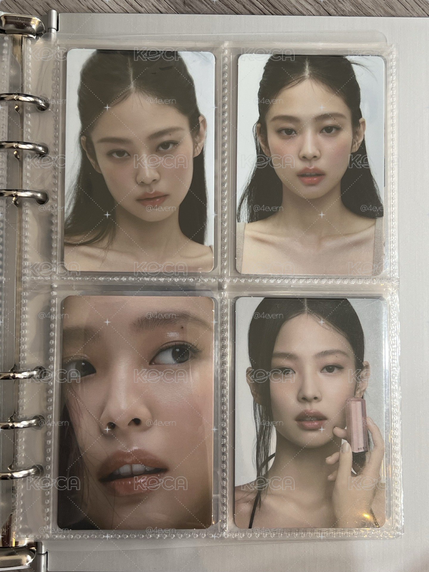 Jennie Hera代言卡 四張不拆捆1000出 白狐 青梅 兔牙
