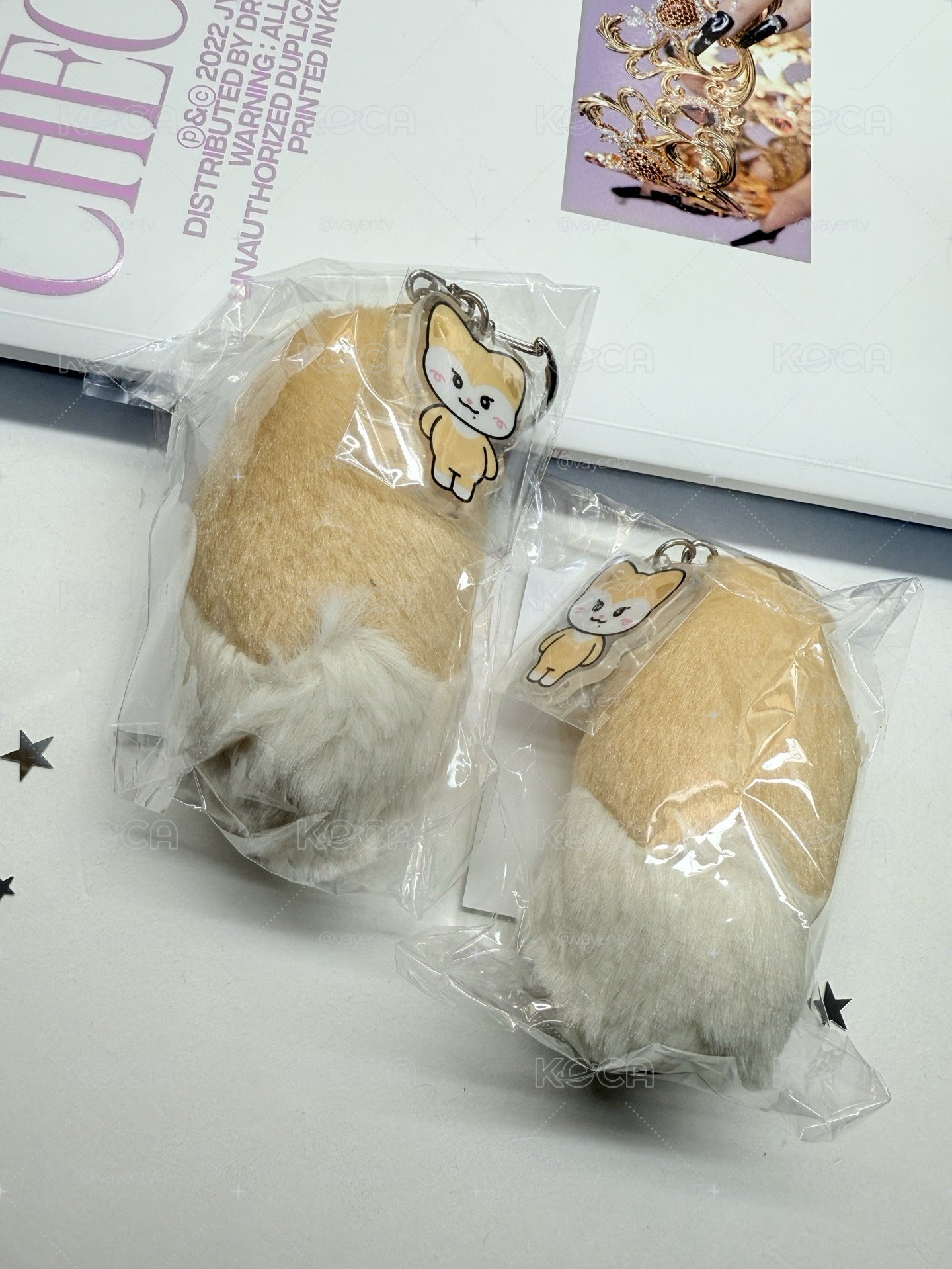 三巡 尾巴 鑰匙圈吊飾 領