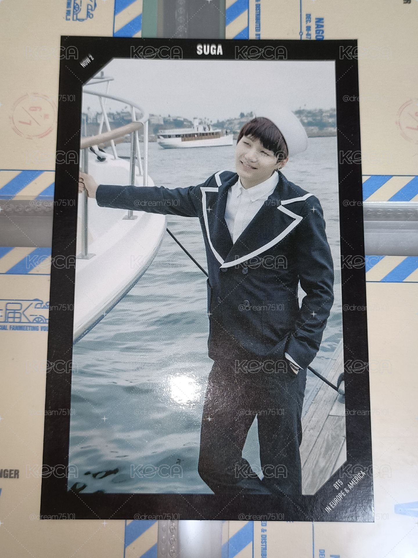BTS 防彈少年圖 NOW2 寫真 抽選 特典卡 明信片 美寫 閔玧其 SUGA 