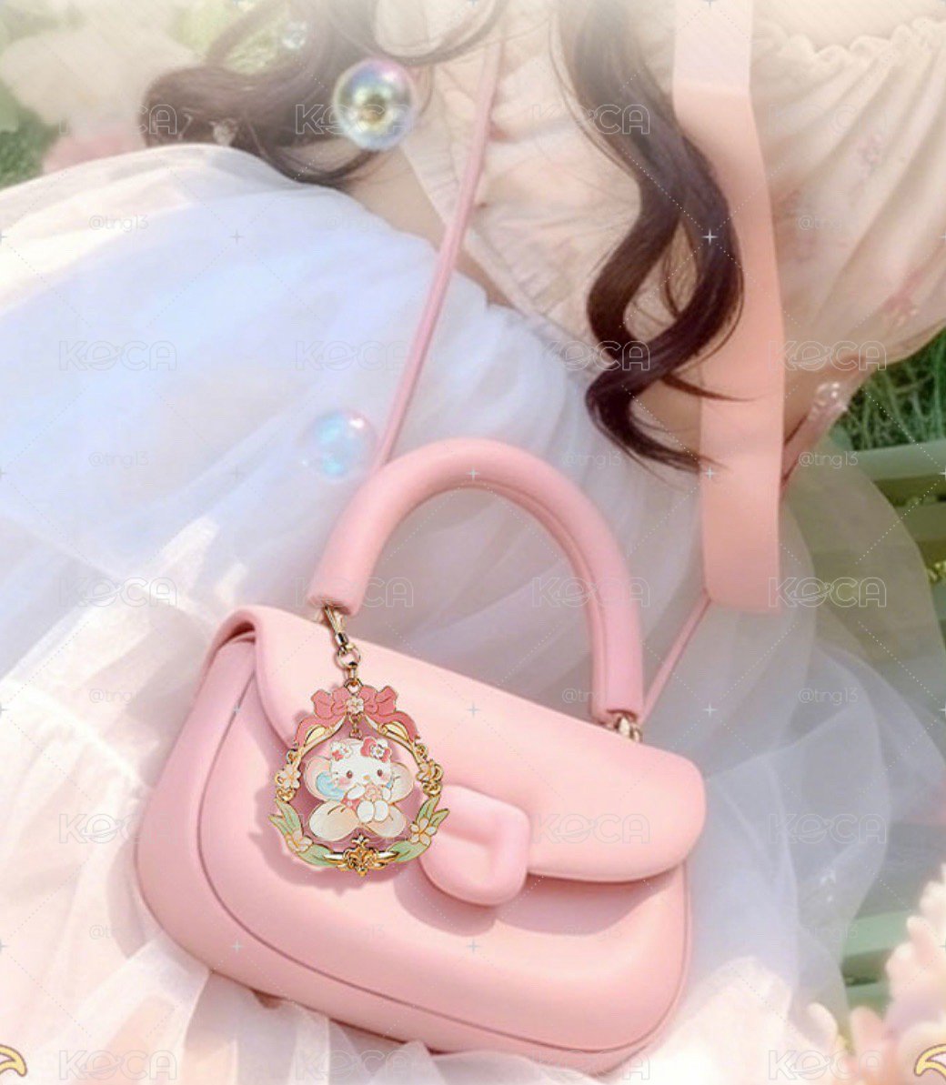 hello kitty 花朵精靈獎牌/吊飾