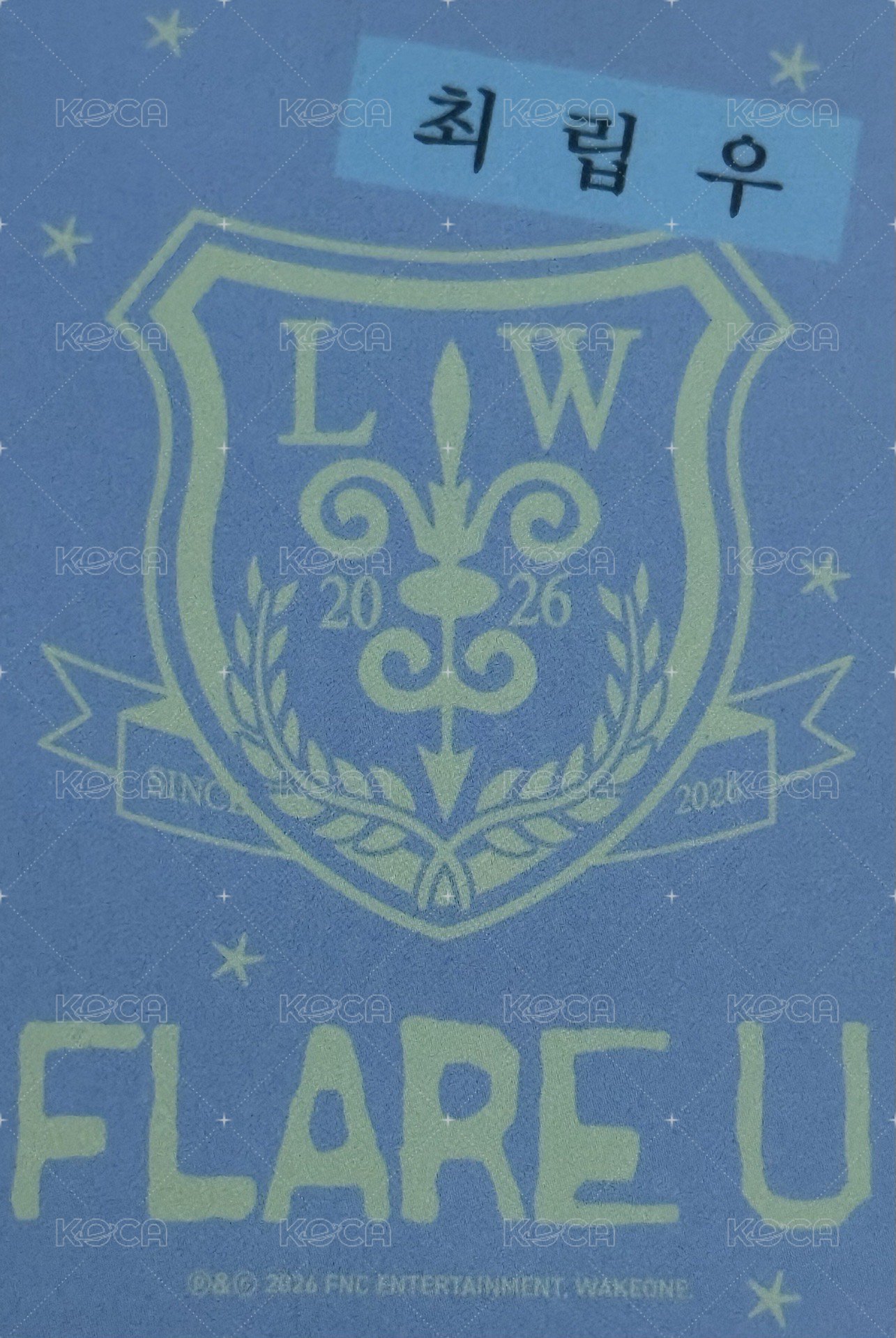 YOUTH ERROR Stationery Kit ver. 專輯卡  背面