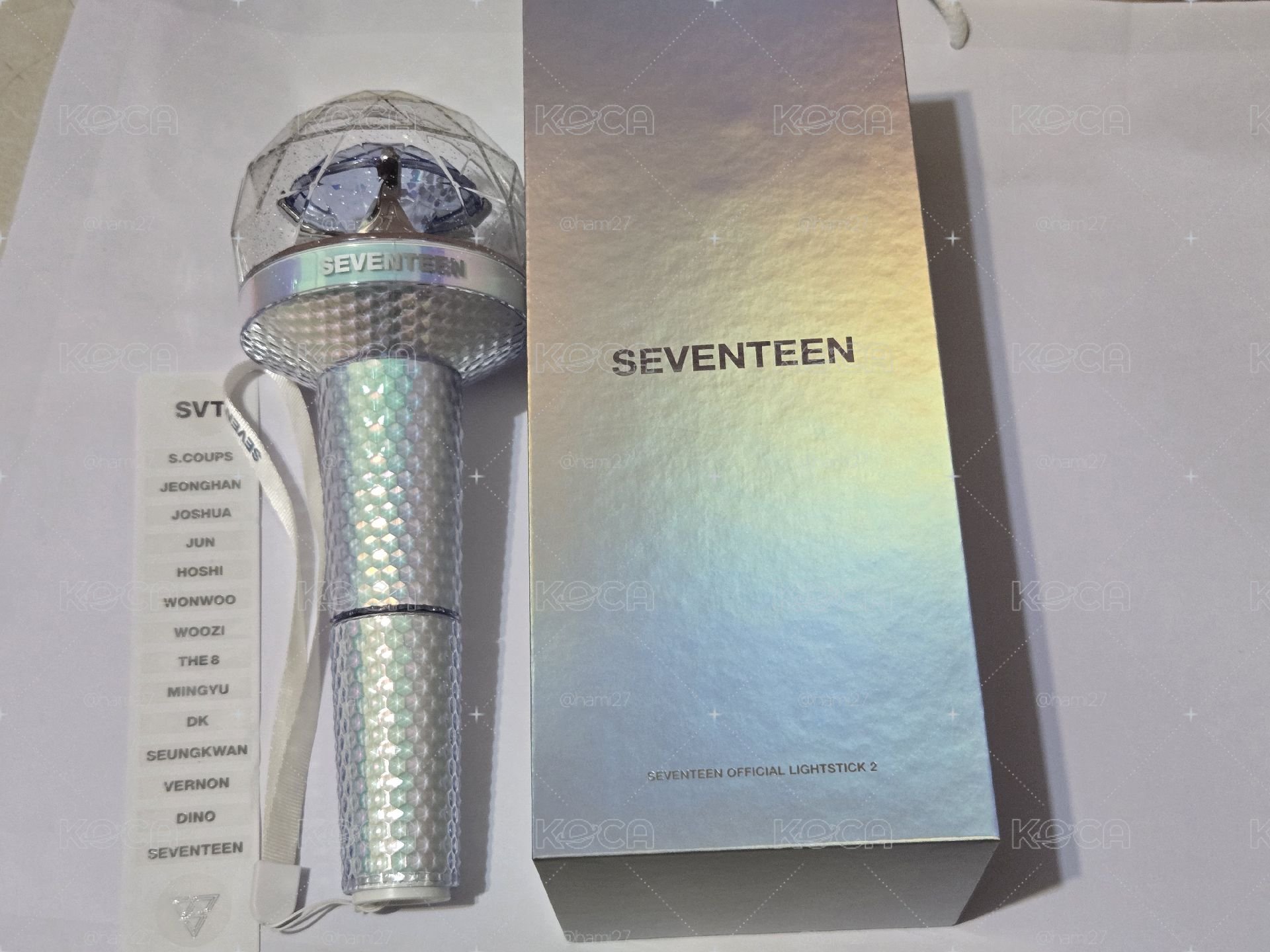 SEVENTEEN 二代手燈 三代手燈 三代小手燈 十週年小手燈 蹦蹦吊飾 三代手燈裝飾