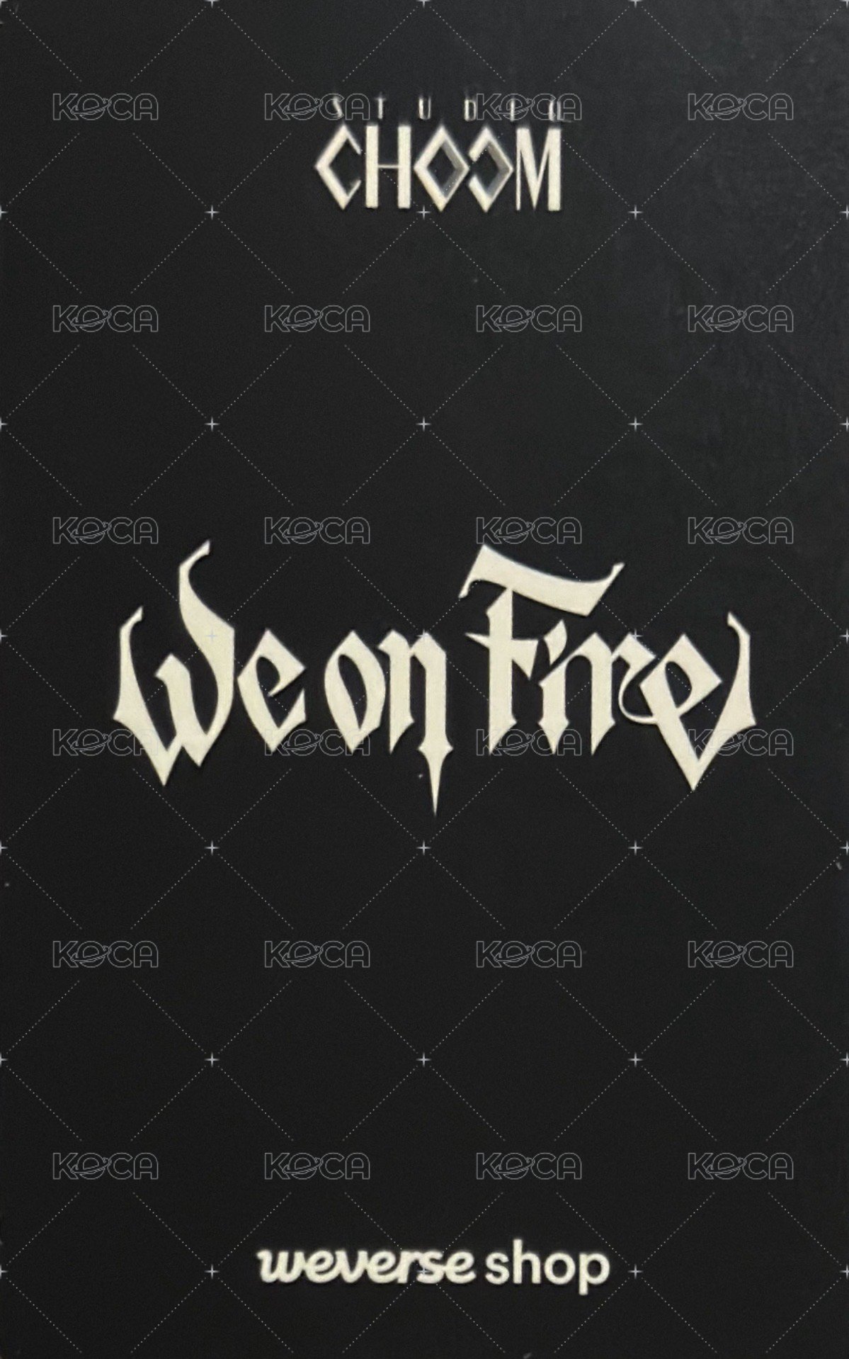 WOF wvs GL x STUDIO CHOOM 特典卡 B ver. 背面