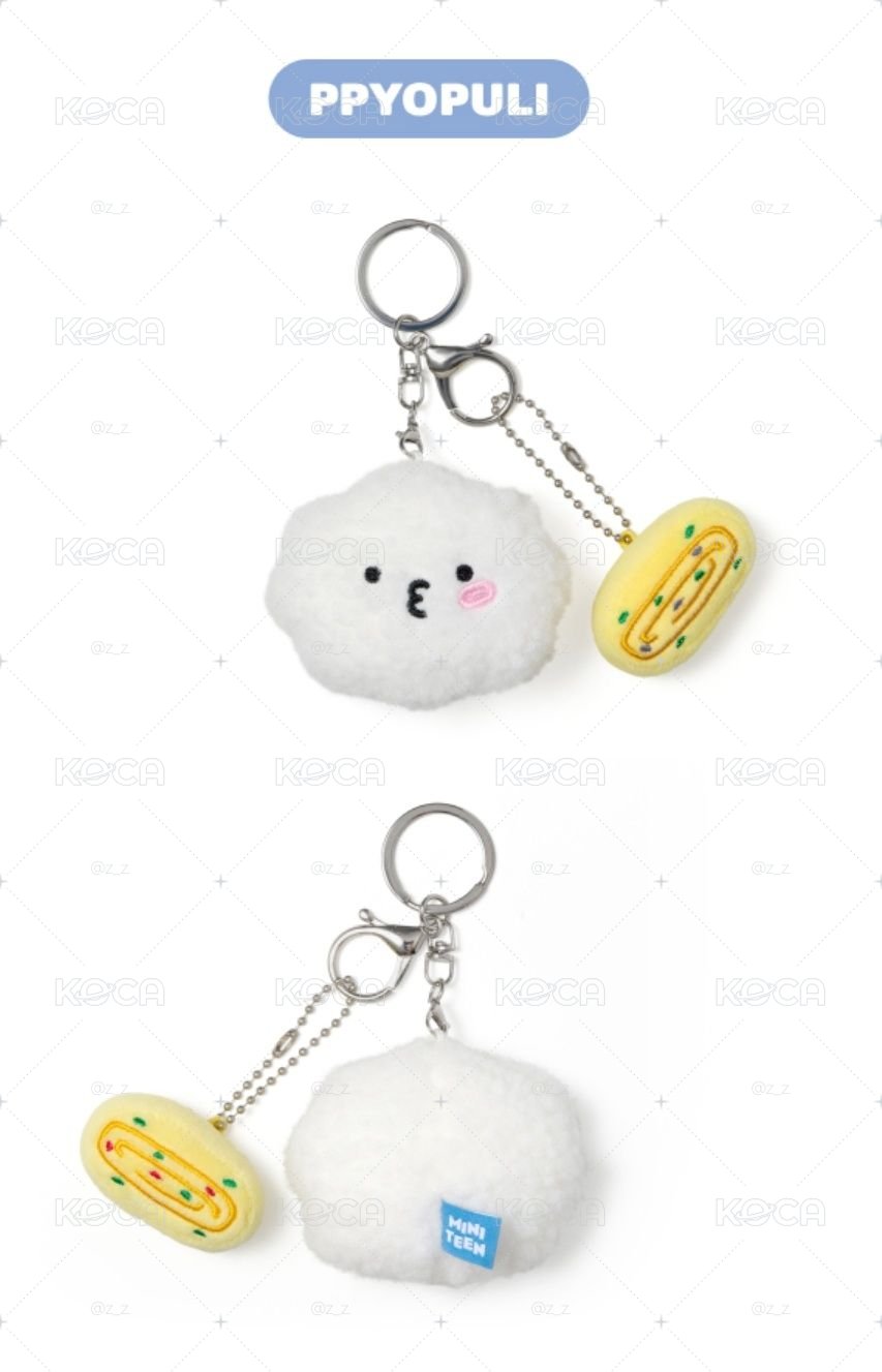 PPYOPULI/KIMJA FACE PLUSH KEYRING 