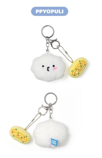 PPYOPULI FACE PLUSH KEYRING 