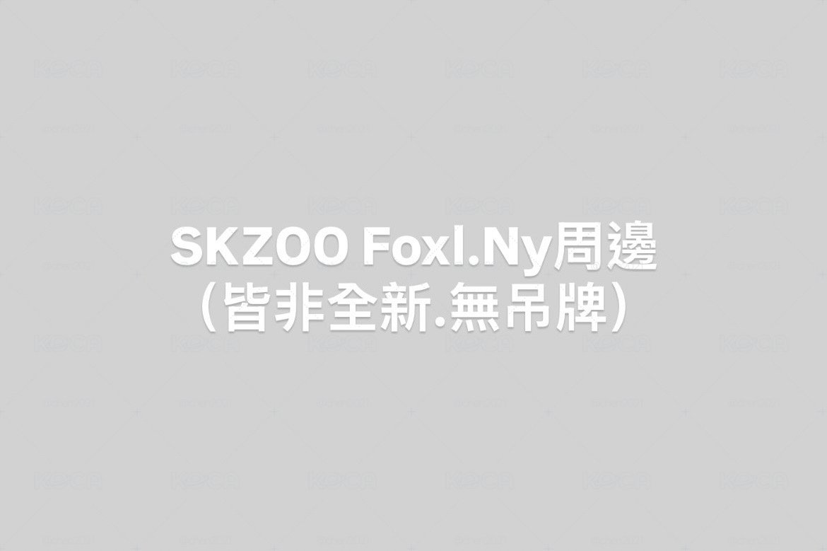 SKZOO 福西尼周邊