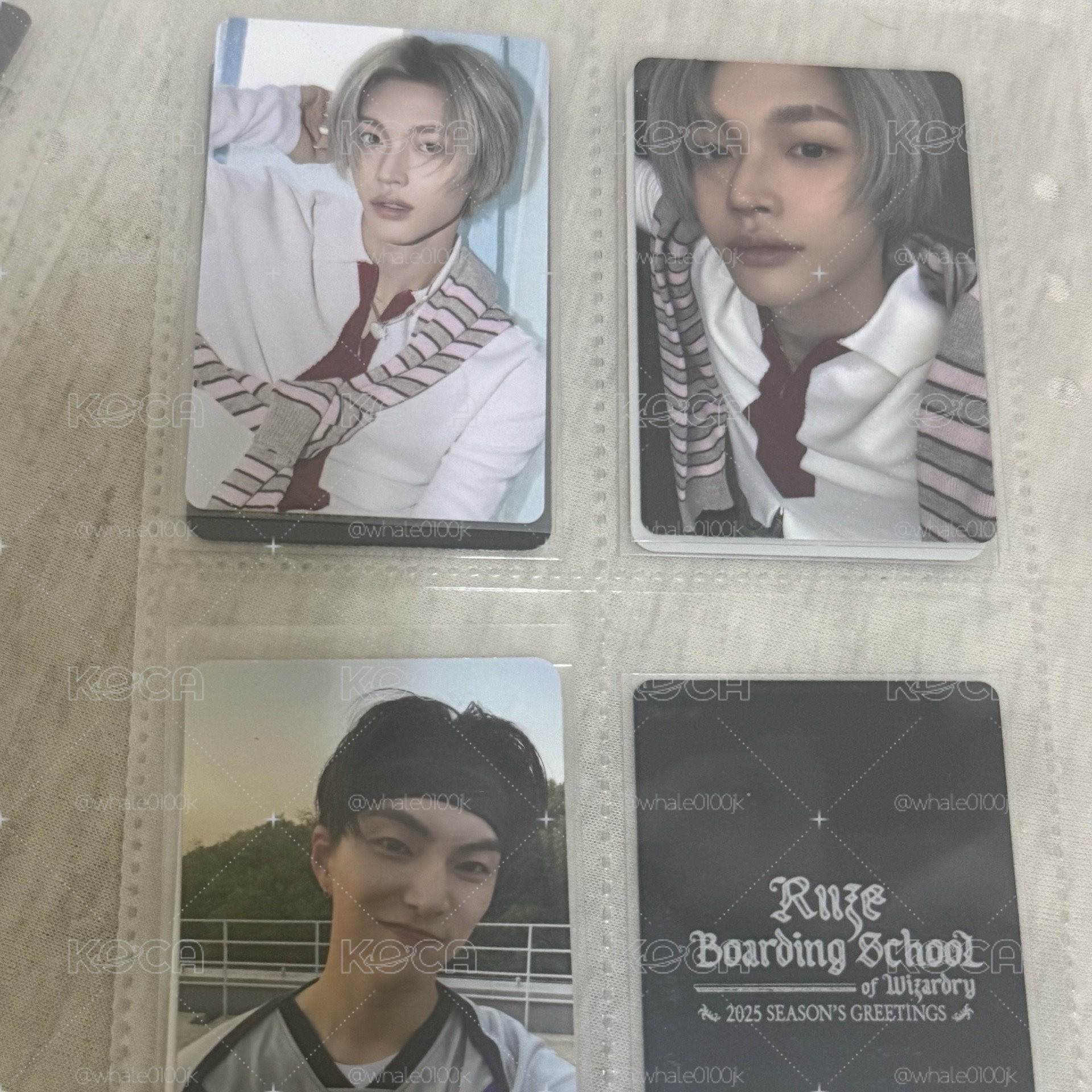 RIIZE 元彬 小卡 贈 洪承漢