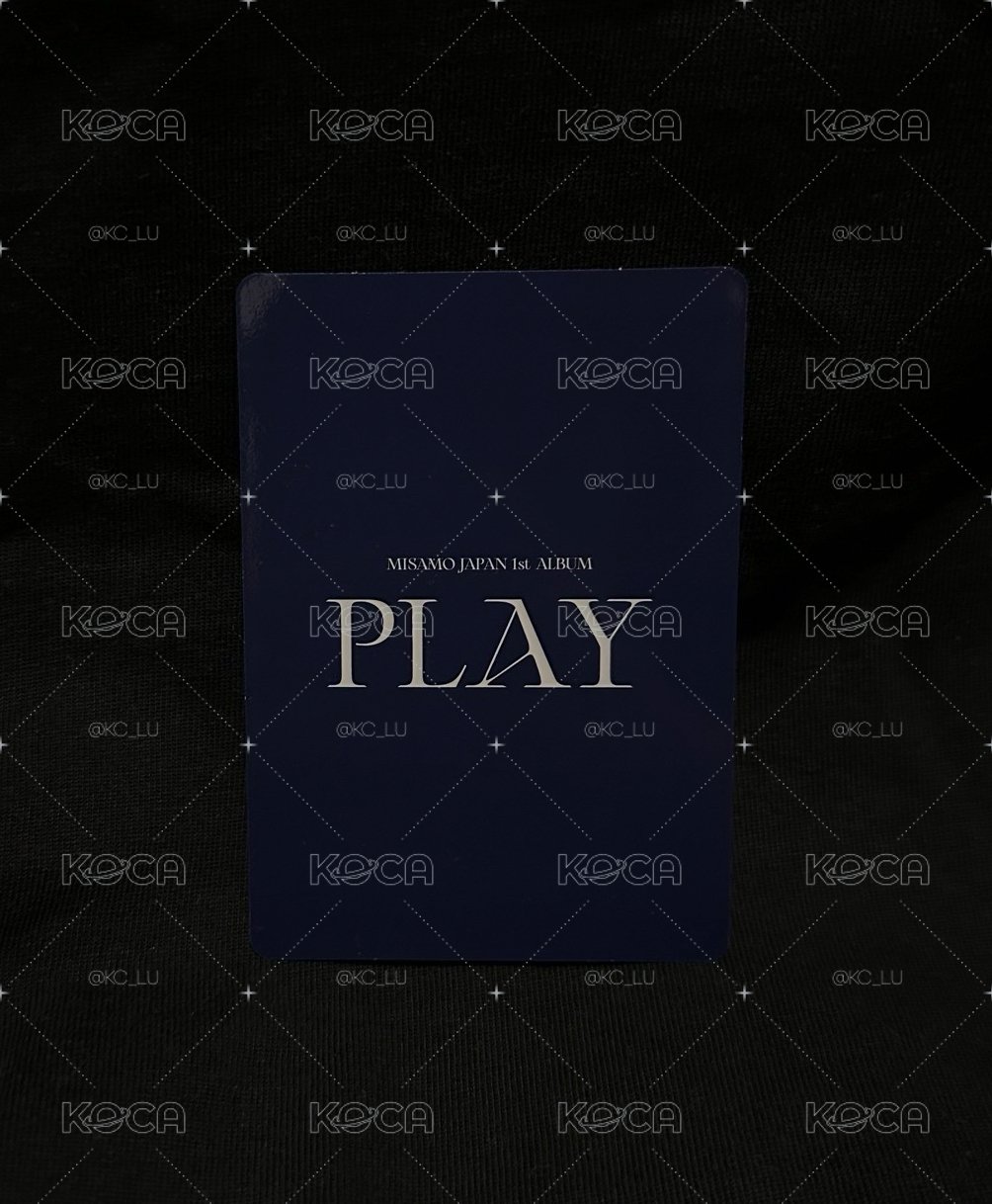 MISAMO PLAY 塔店幸運卡 金邊紗💜