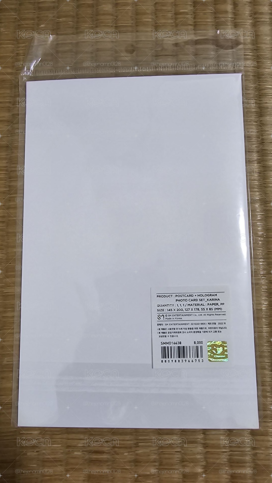 LTS 明信片組 閃卡組全新未拆 Karina