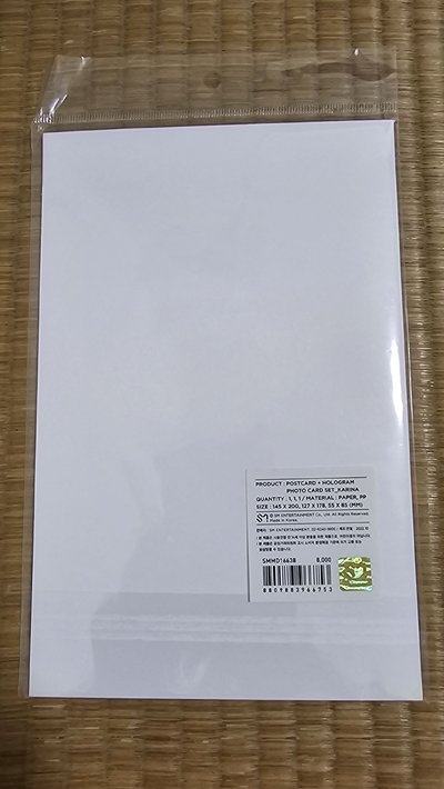 LTS 明信片組 閃卡組全新未拆 Karina