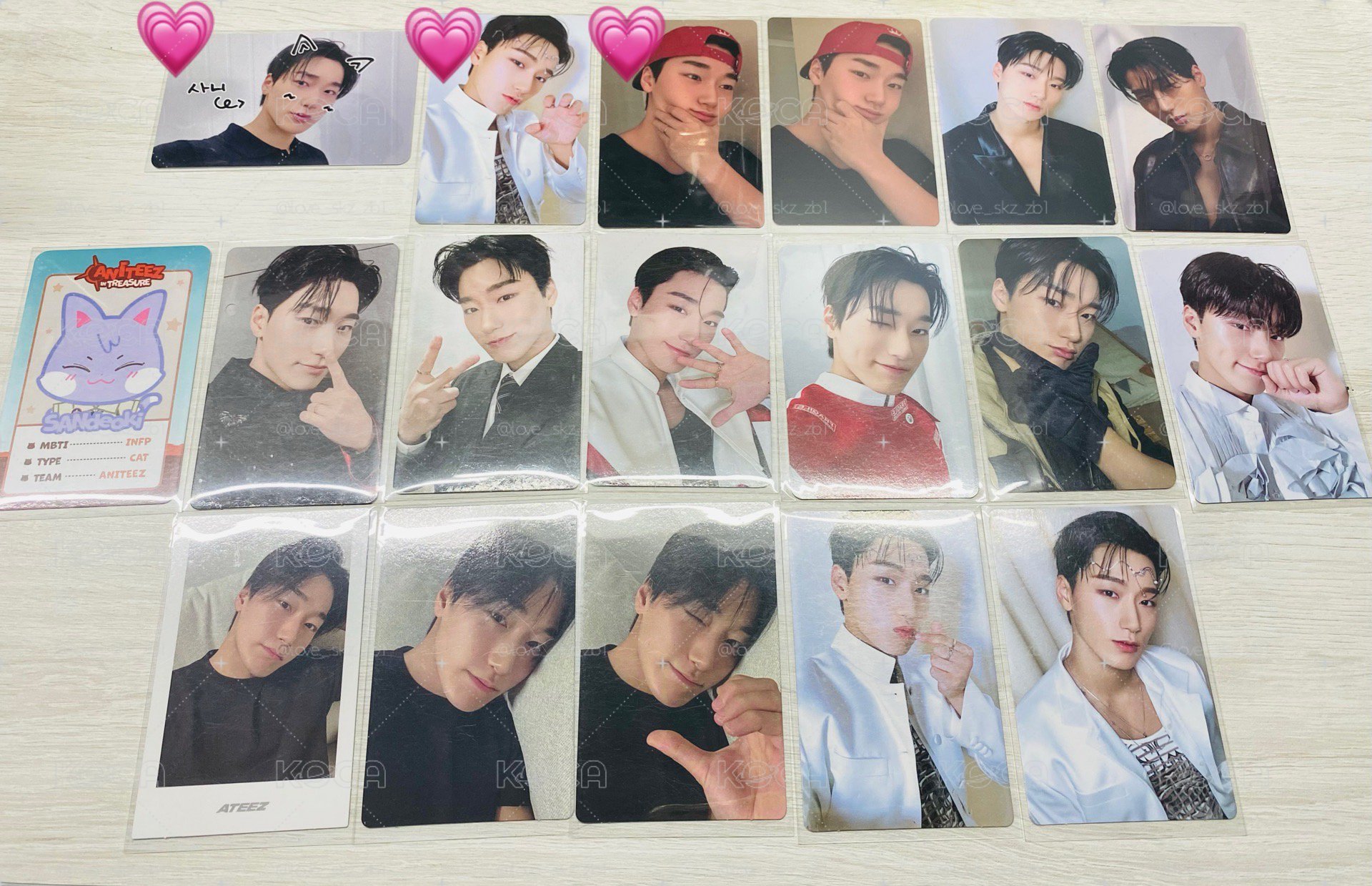 Ateez 崔傘小卡