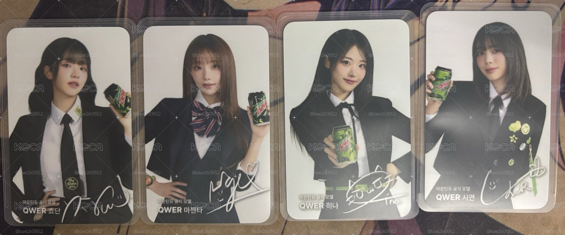 激浪 x QWER 代言卡