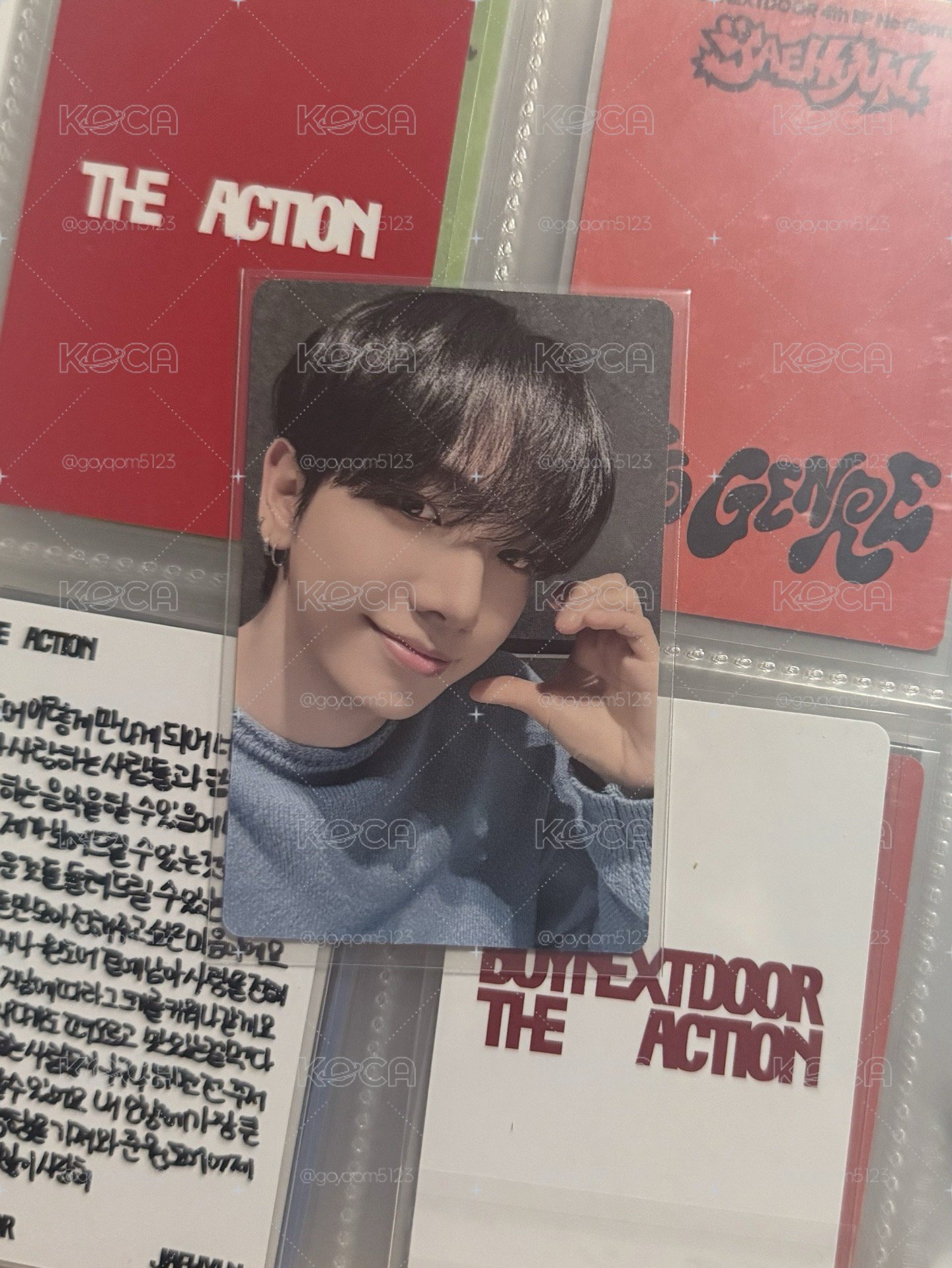 The Action yzy2.0中文卡背  