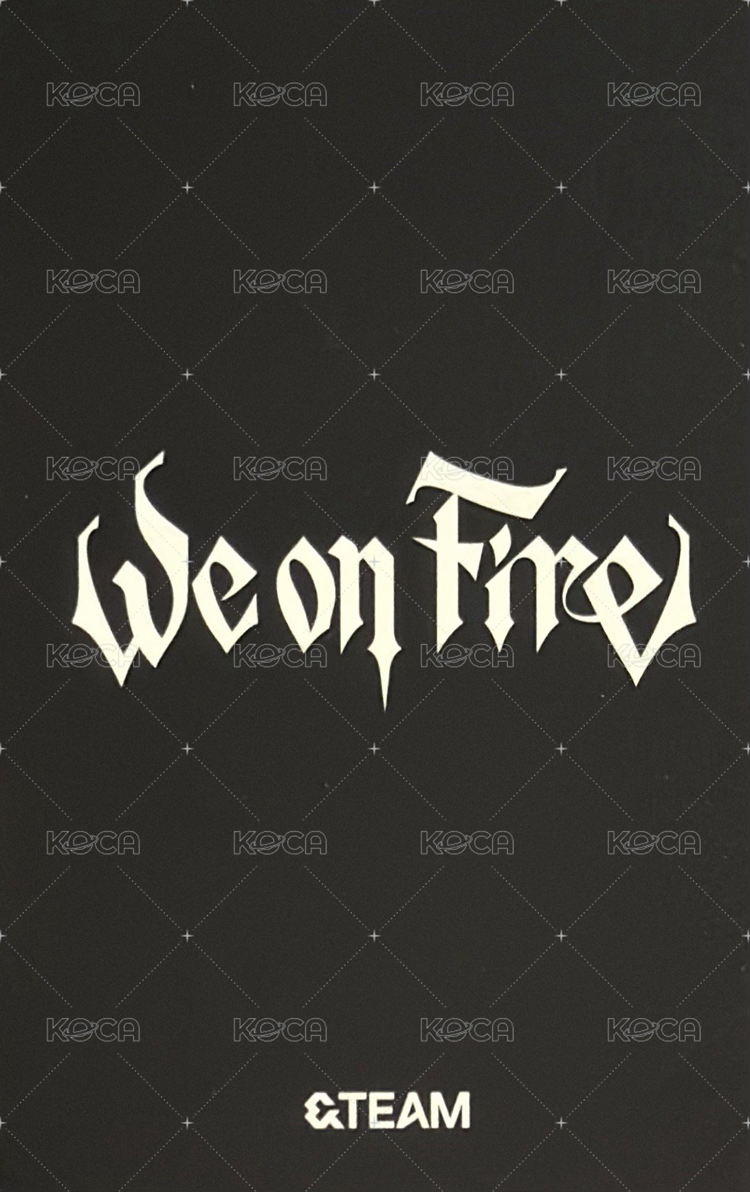 WOF 專輯卡 通常盤 背面