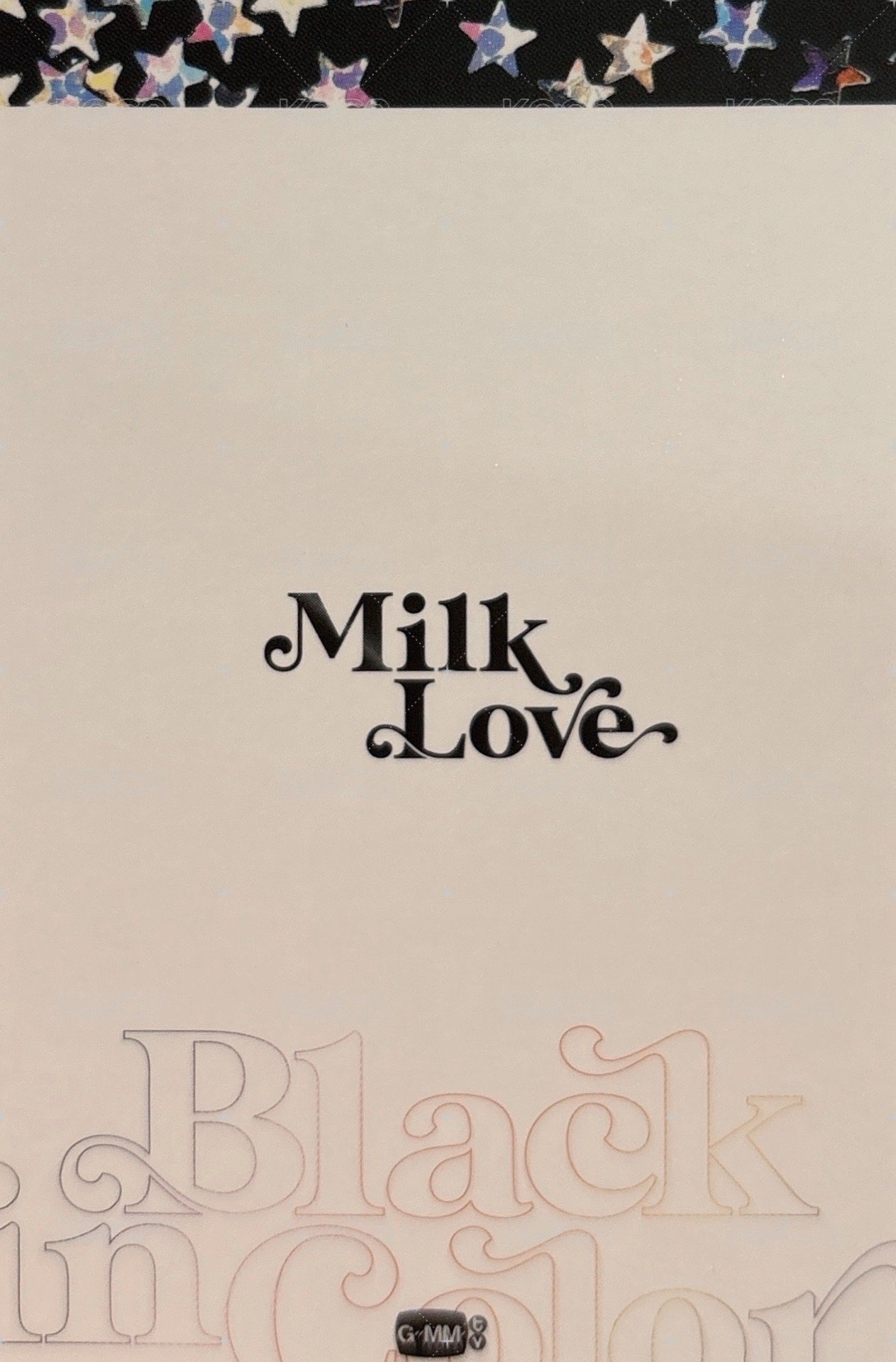 2025 GMM MILKLOVE 年曆卡  背面