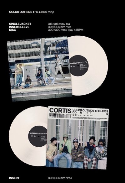 CORTIS 【The 1st EP [COLOR OUTSIDE THE LINES](Vinyl)】