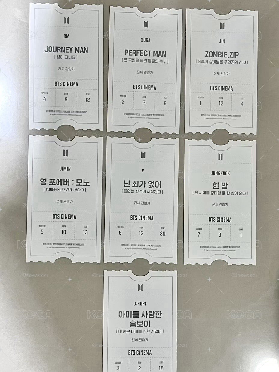 ARMY 會員禮卡 六期票卡