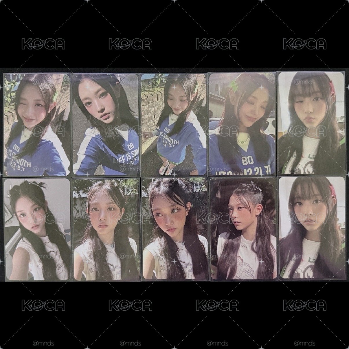 (含綁自選一圖)NewJeans 24年曆 貓Haerin小卡整組