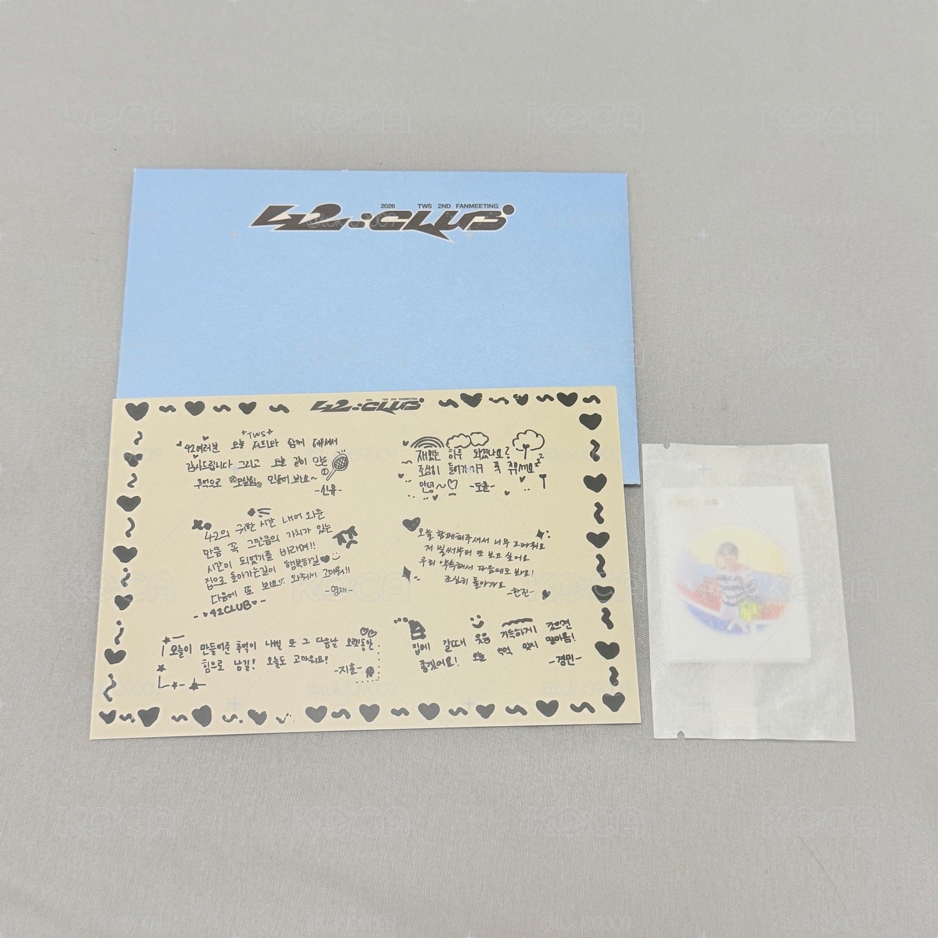 TWS 26 42club 入場明信片/貼紙