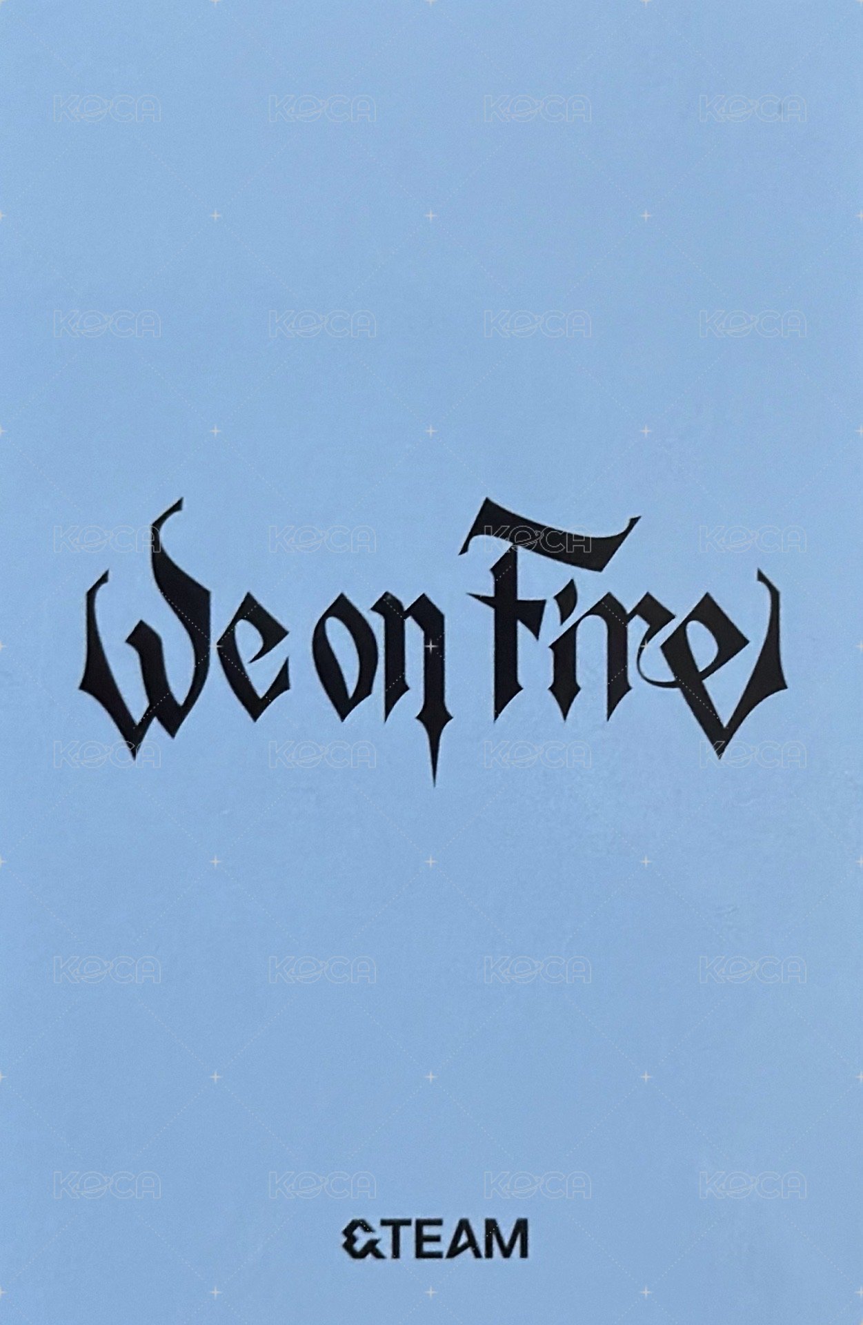 WOF 專輯卡 單封盤 背面