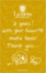 Luxiem 2nd Anniversary 隱 拍立得  背面