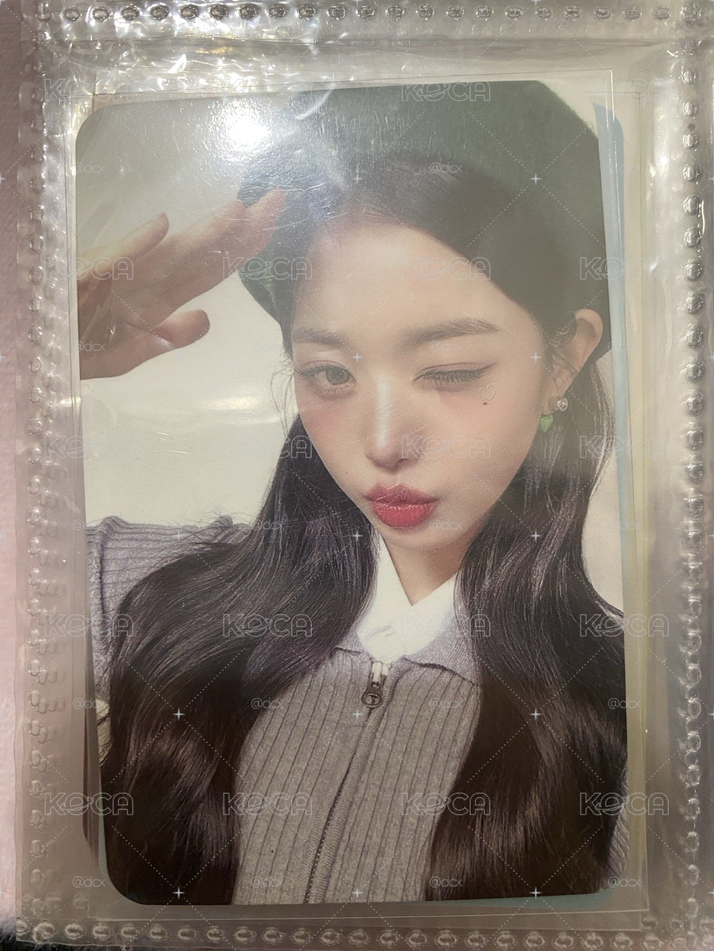 IVE 張員瑛 Wonyoung I'VE MINE mmt 1.0 綠帽wink敬禮員