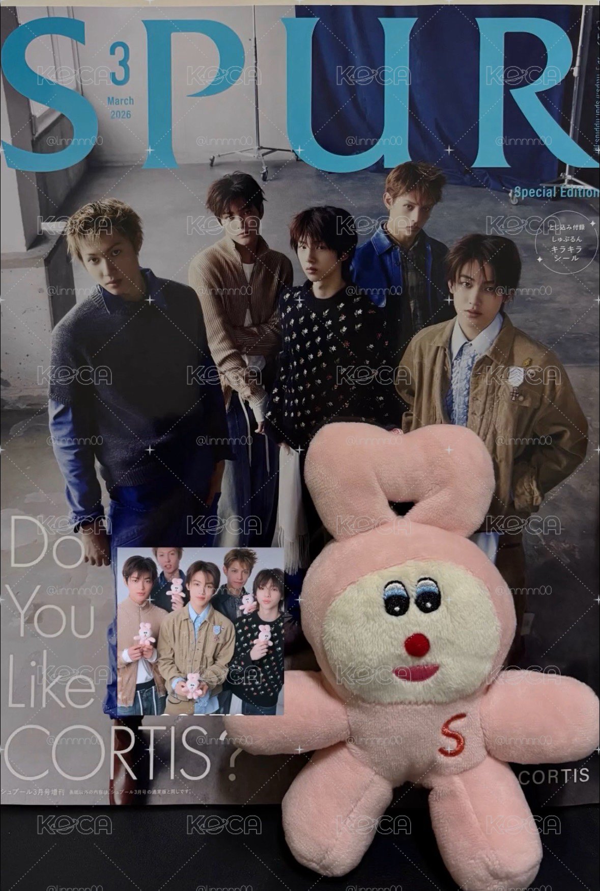 SPUR CORTIS封面雜誌+娃娃