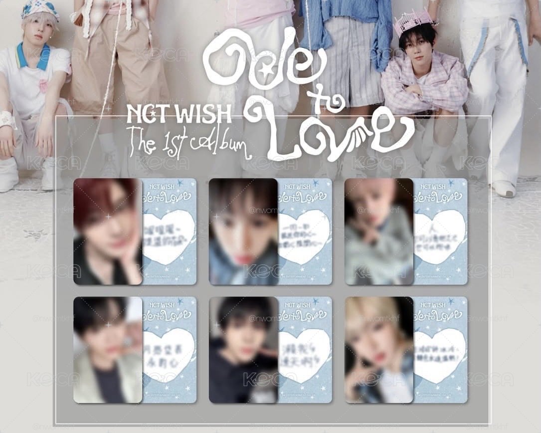 NCTWISH km台北公開簽 特典卡一套