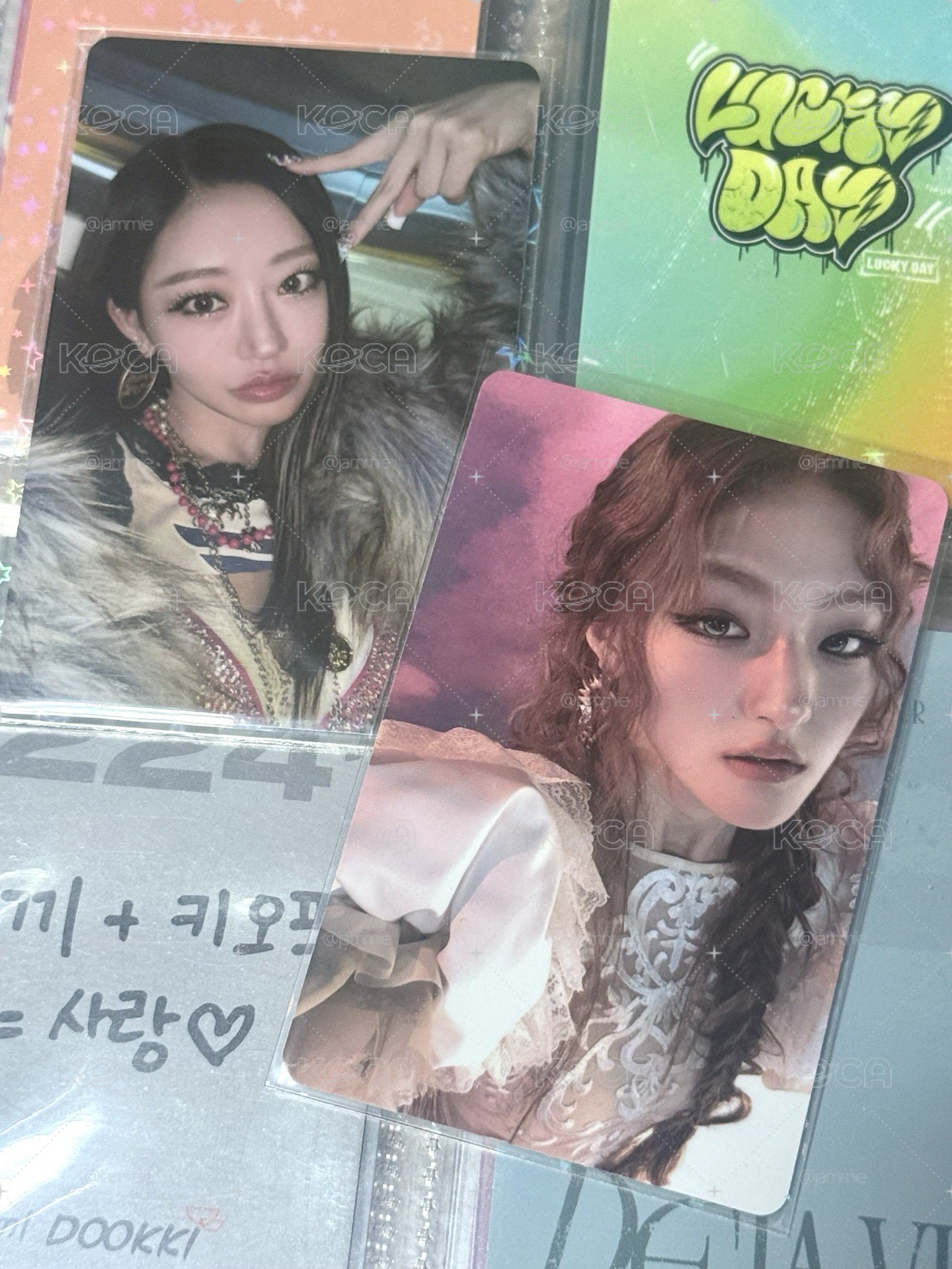Awe版 Julie Haneul 專卡兩張 