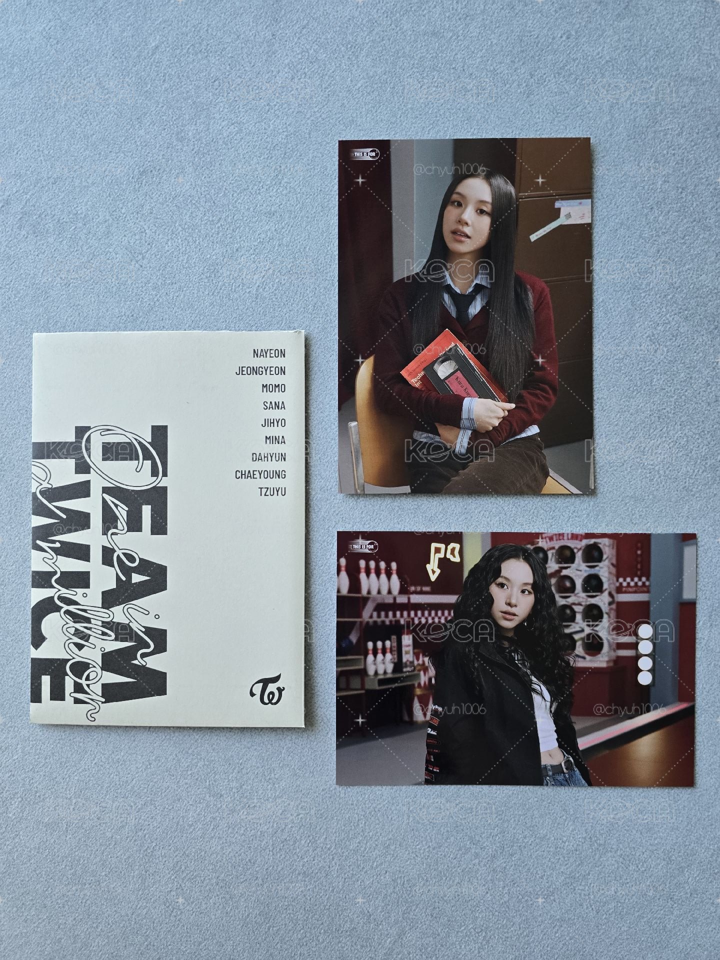 TWICE新國立明信片大卡：彩瑛