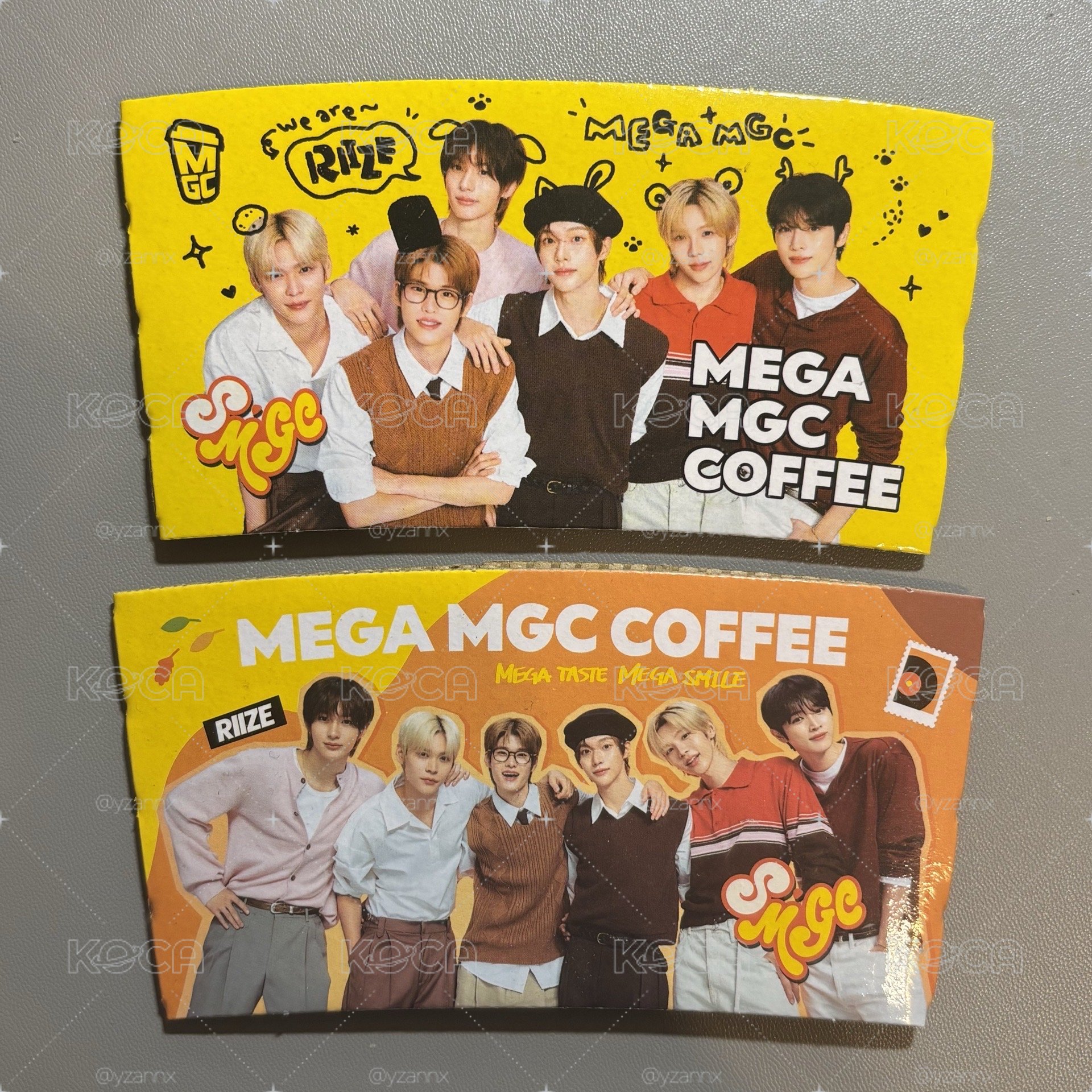 𖤐 RIIZE MEGA COFFEE 秋冬杯套 𖤐