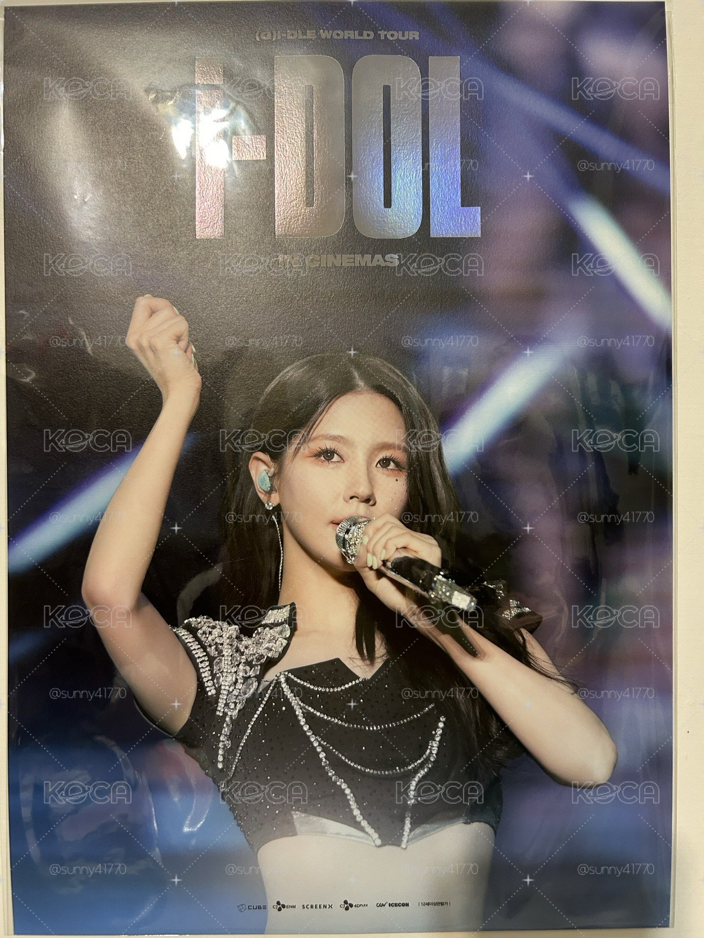 24’世巡演唱會 iDOL 海報 -薇娟