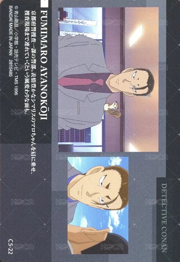 萬代餅乾 vol.5 隨機卡  背面