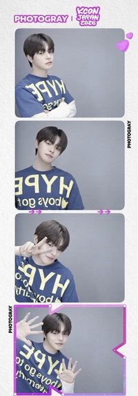 2026 KCON JAPAN  PHOTOGRAY 人生四格卡 / 拍貼 