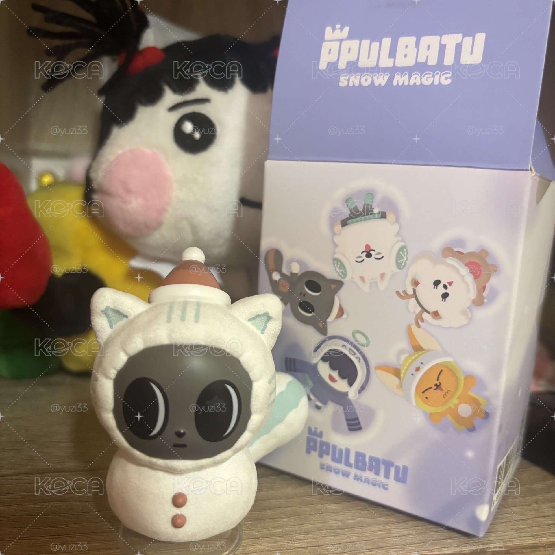 雪人松喵公仔