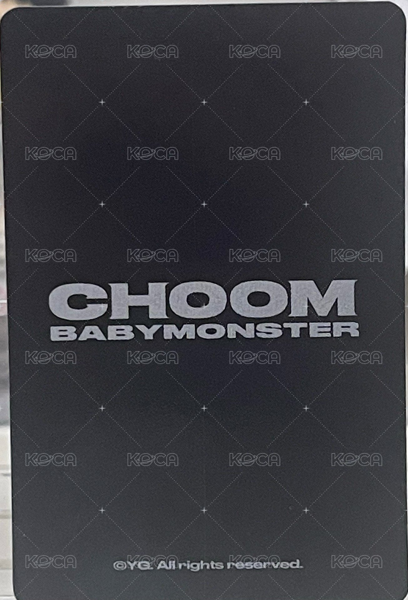 춤 (CHOOM) 卡冊卡 周邊卡  背面