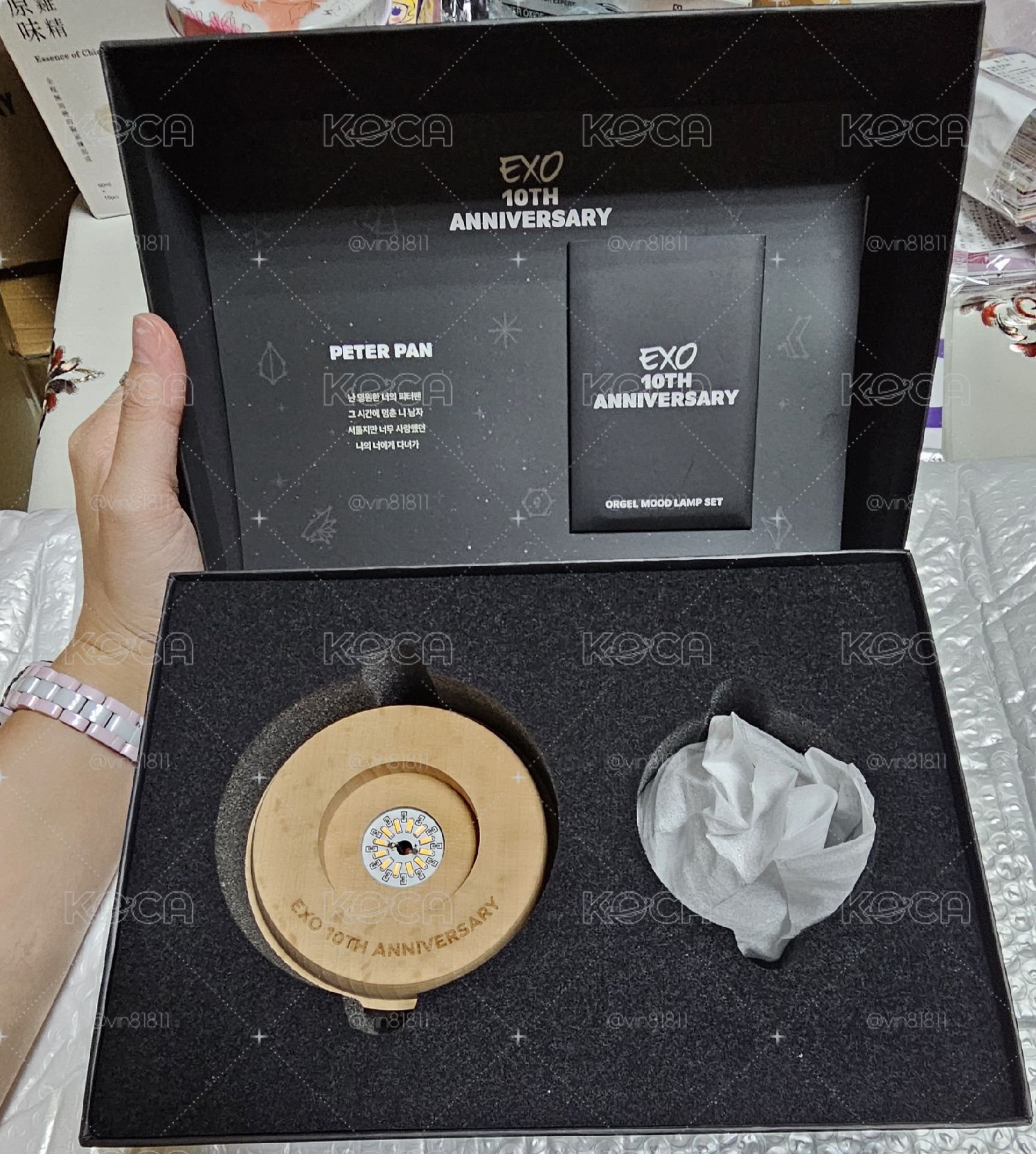 EXO 十週年 水晶球 夜燈