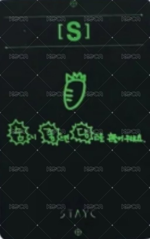 S 電子專 專輯卡  背面