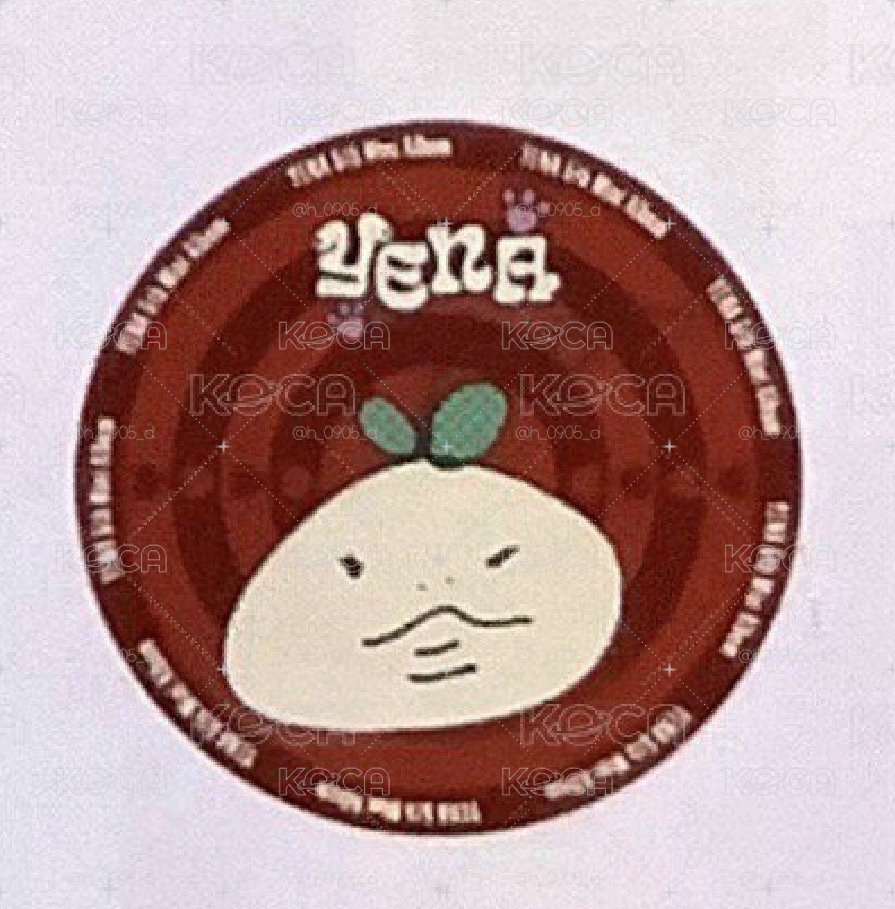 Yena手繪圖案徽章