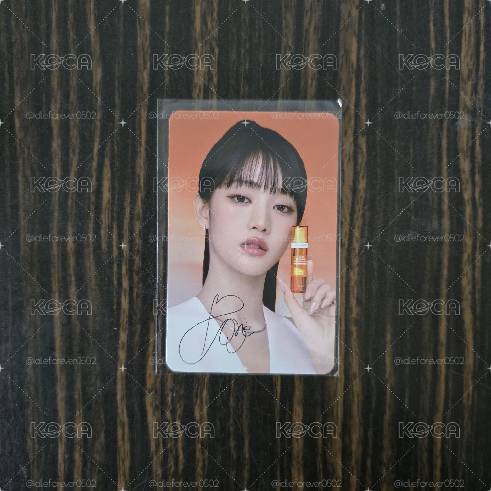 米妮 skintific 化妝水 代言卡