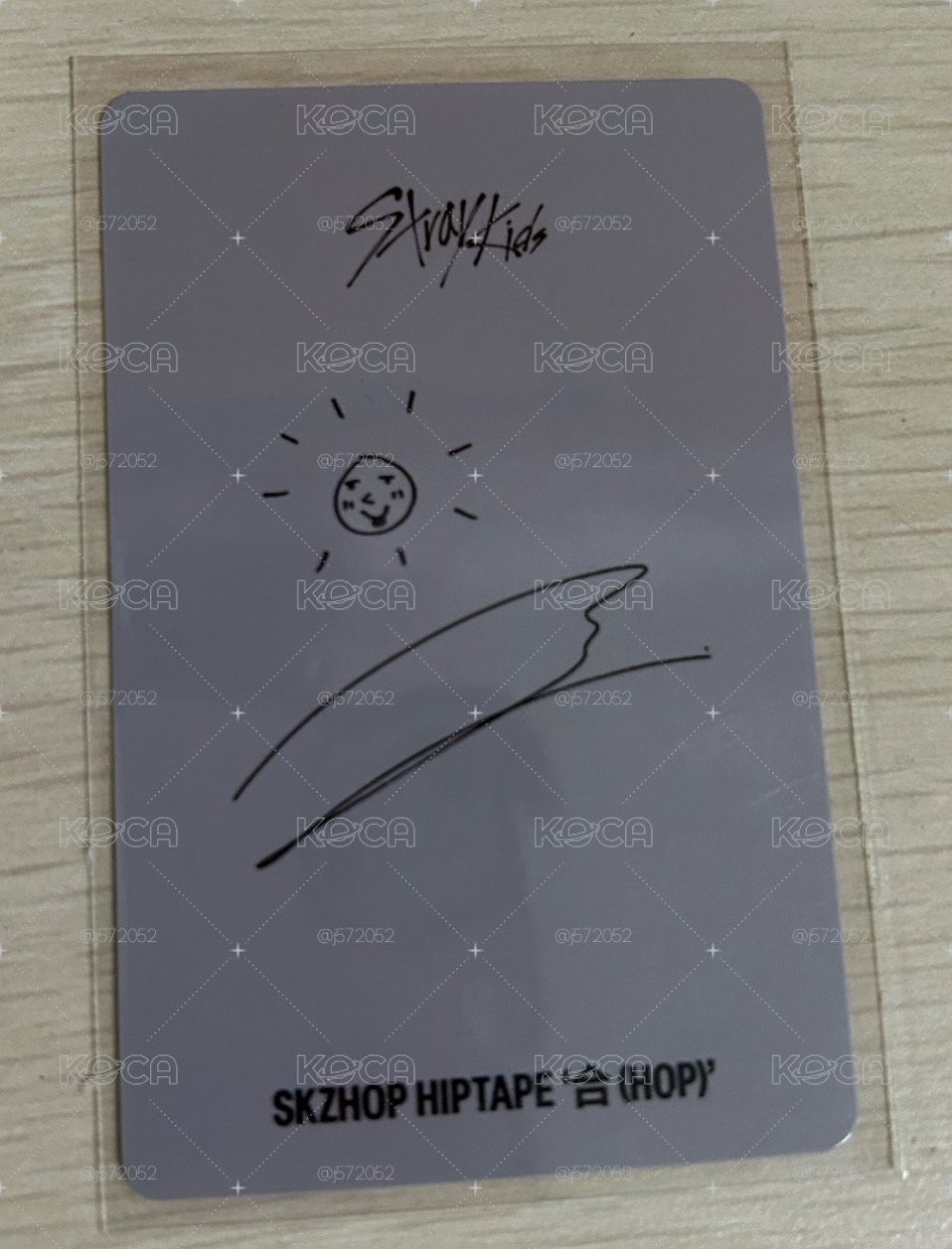 Stray Kids 城 中通 KMS 特典卡