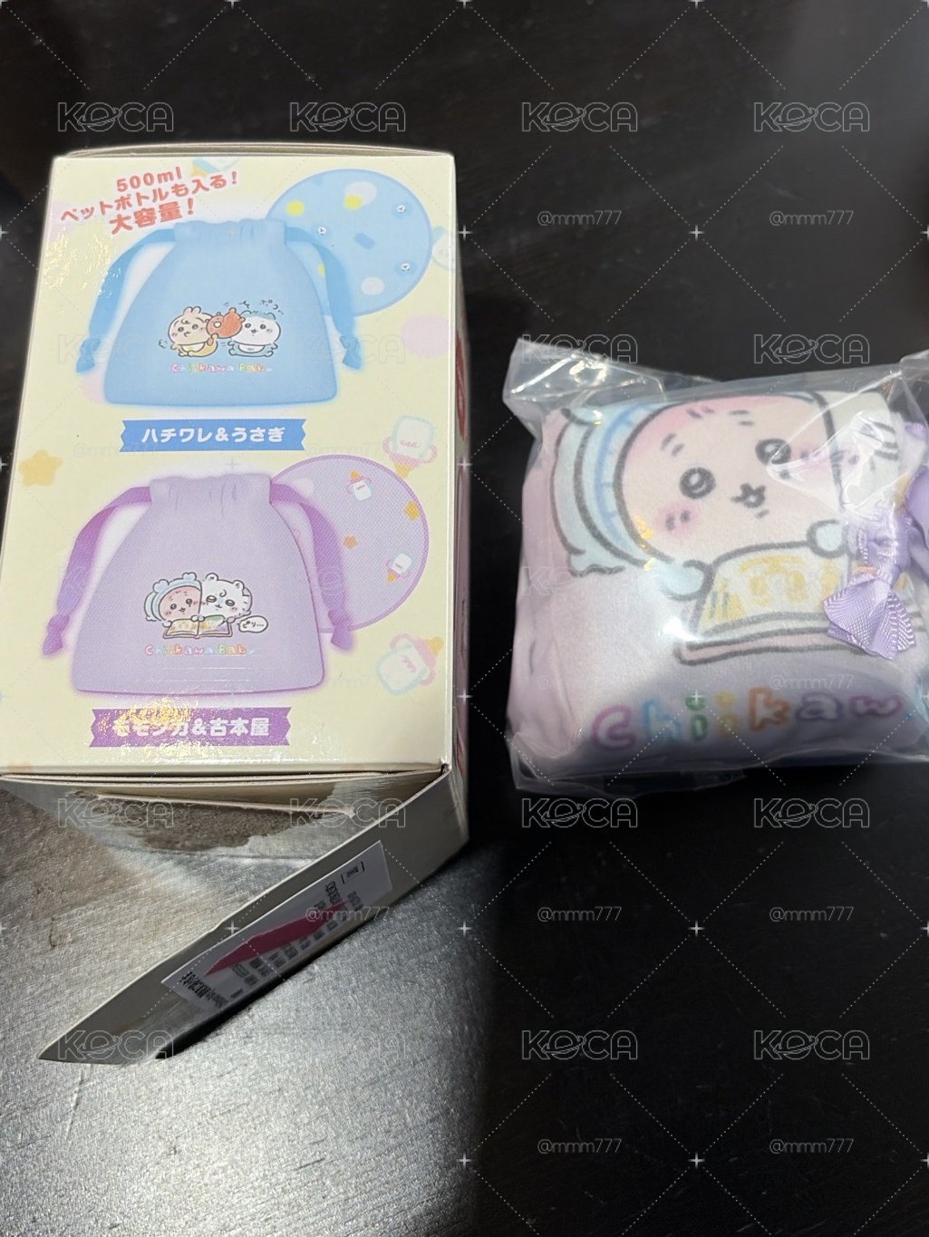 吉伊卡哇 寶寶系列 束口袋 小桃鼠&古本屋