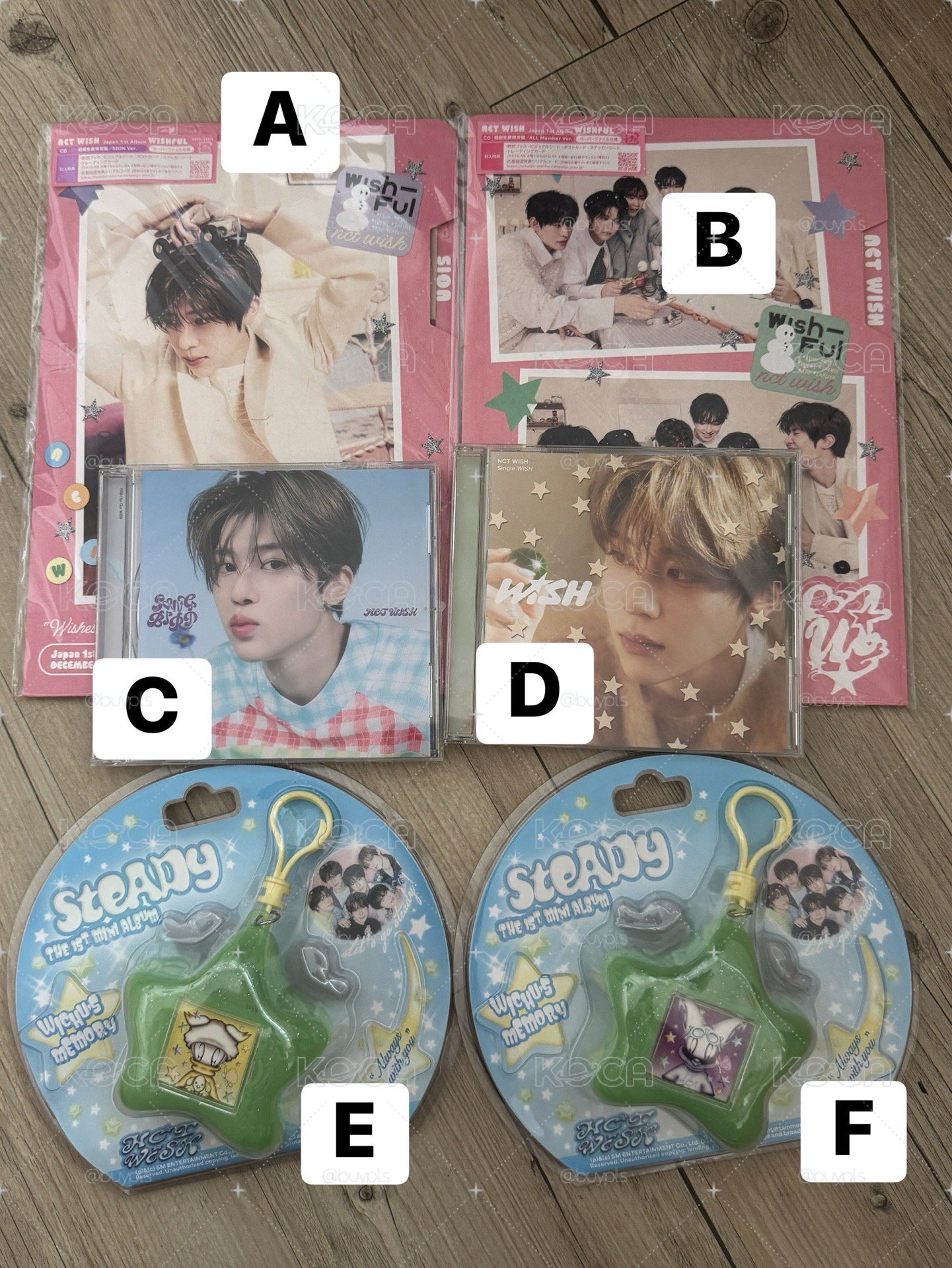 NCT Wish Keyring 空專